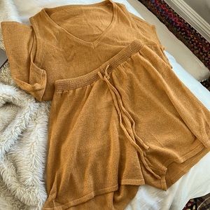 2 piece summer set. Shorts + tank top.